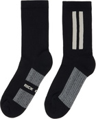Rick Owens Black Temple Glitter Socks