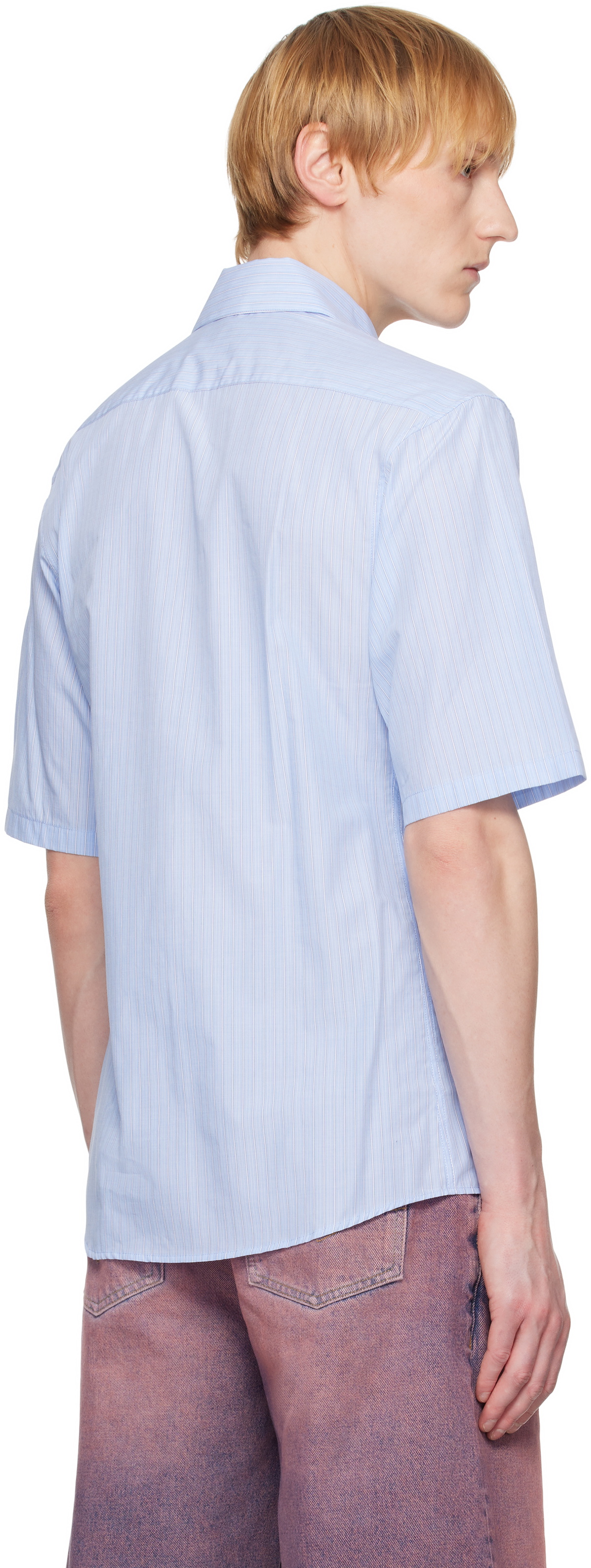 Martine Rose Blue Casual Shirt