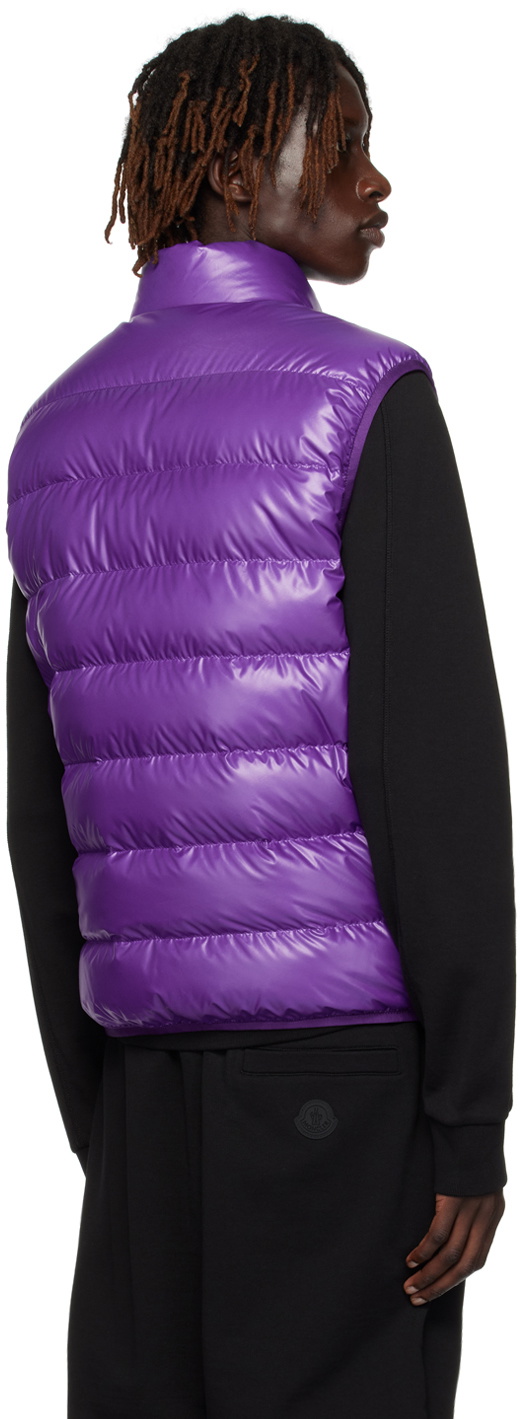 MONCLER - 【PURPLE】MONCLER ダウンベスト Moncler Purple Aube Down Vest Moncler