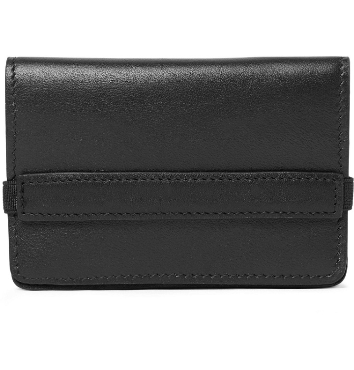Photo: Common Projects - Logo-Print Leather Wallet - Black