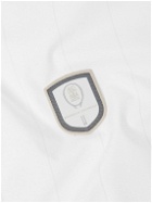Brunello Cucinelli - Logo-Appliquéd Striped Shell Tennis Jacket - White