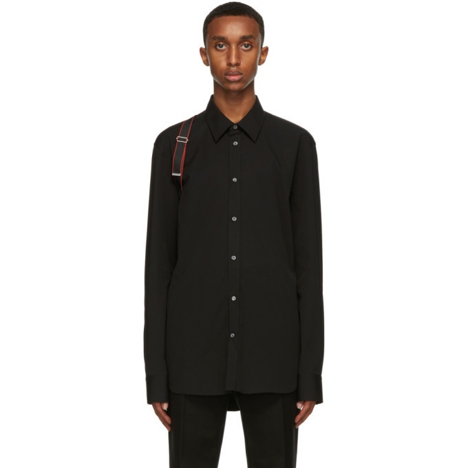 Photo: Alexander McQueen Black and Red Harness Shirt