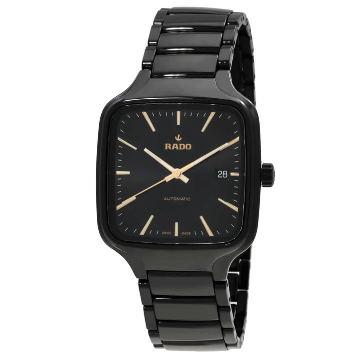 Photo: Rado True Square Automatic Black Dial Ladies Watch R27078162