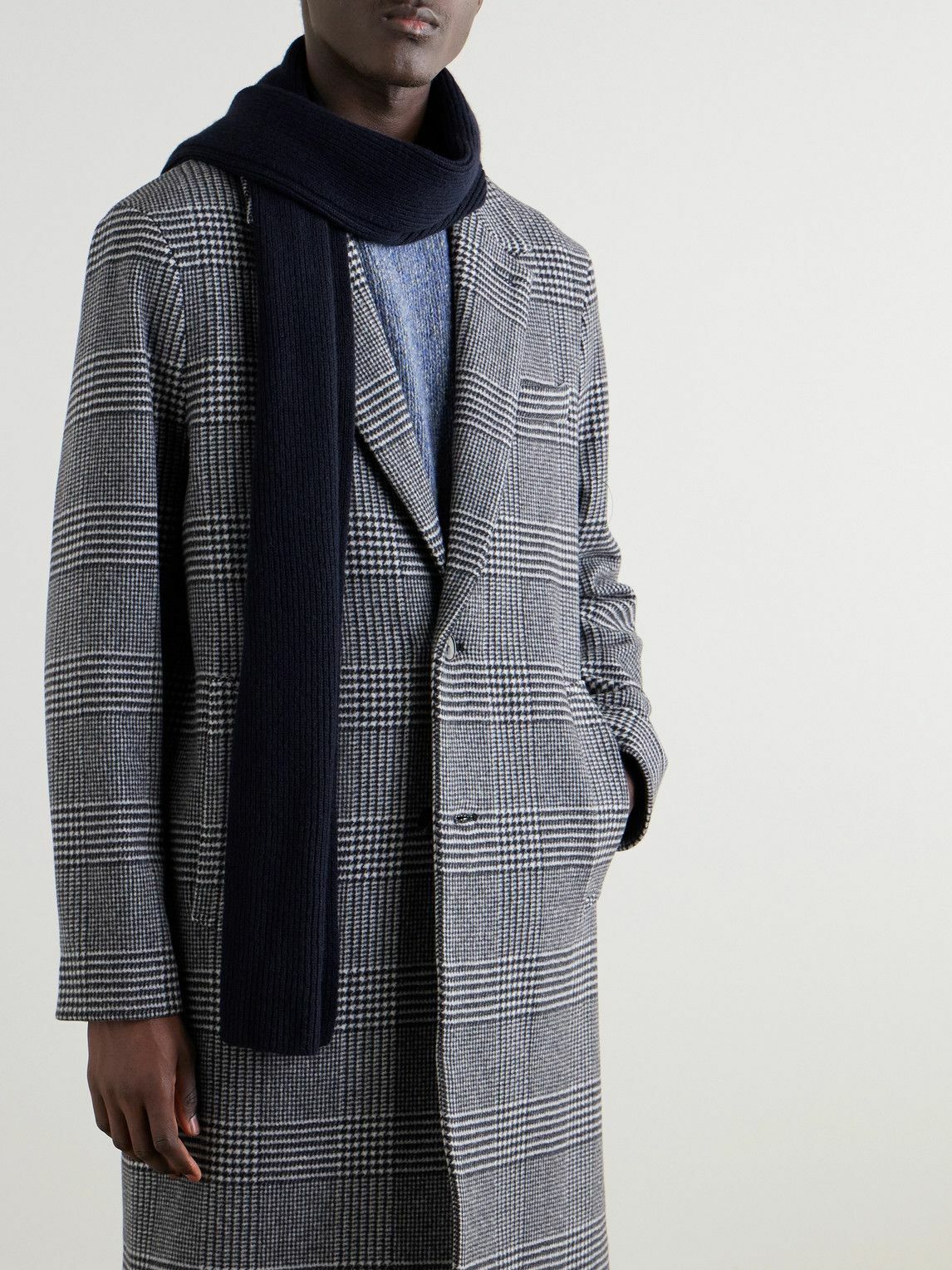 William Lockie - Ribbed Cashmere Scarf
