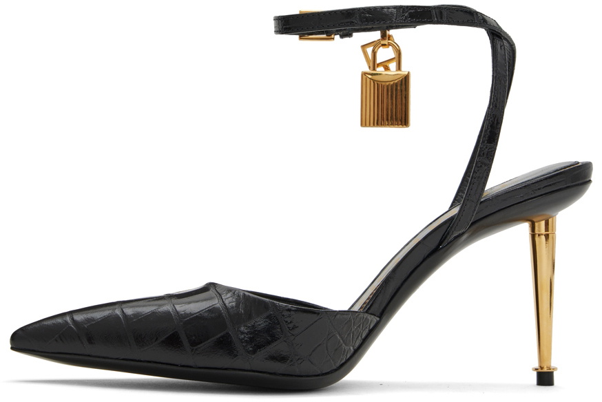 Tom Ford Black Padlock Heels Tom Ford