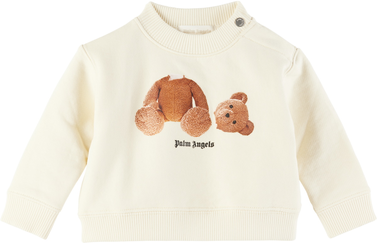 Palm Angels Baby Yellow Bear Sweatshirt