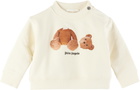 Palm Angels Baby Yellow Bear Sweatshirt