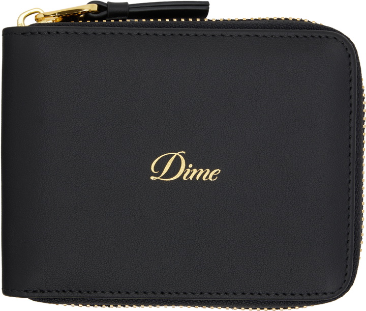 Photo: Dime Black Cursive Zip Wallet