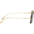 Versace Gold Medusa Sunglasses