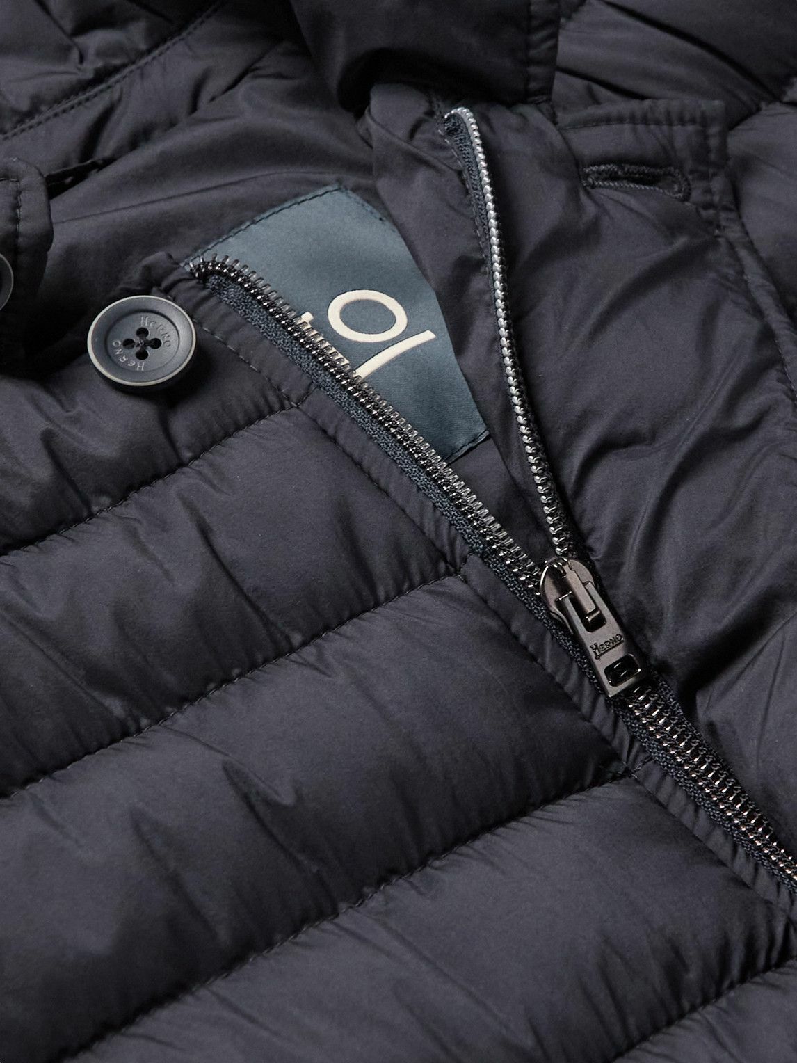 Herno - Legend Quilted Shell Down Jacket - Blue Herno