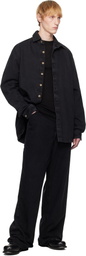 A Diciannoveventitre Black Jane Denim Shirt