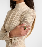 Zimmermann Wisp 16kt gold-plated embellished ring