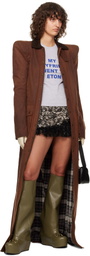 LAURA ANDRASCHKO Khaki Riding Buckle Tall Boots