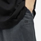 Balenciaga Men's New Logo Sweat Pant in Black/Black