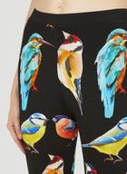 Stella McCartney - Bird Print Pants in Black