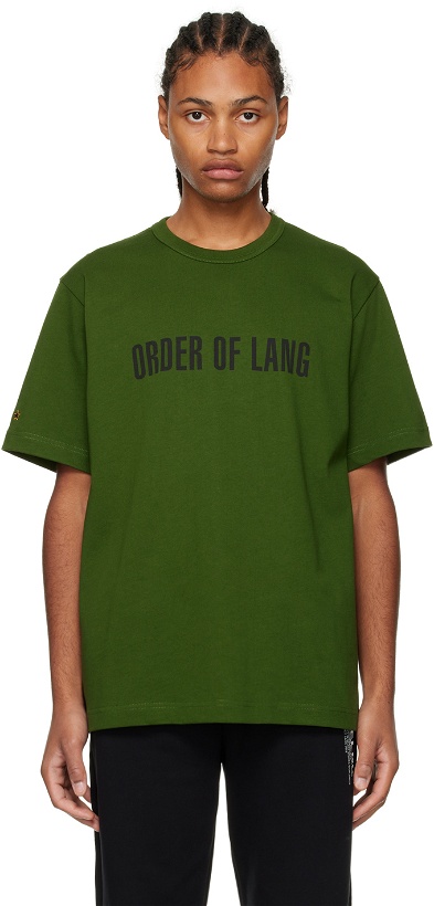 Photo: Helmut Lang Green Societas T-Shirt