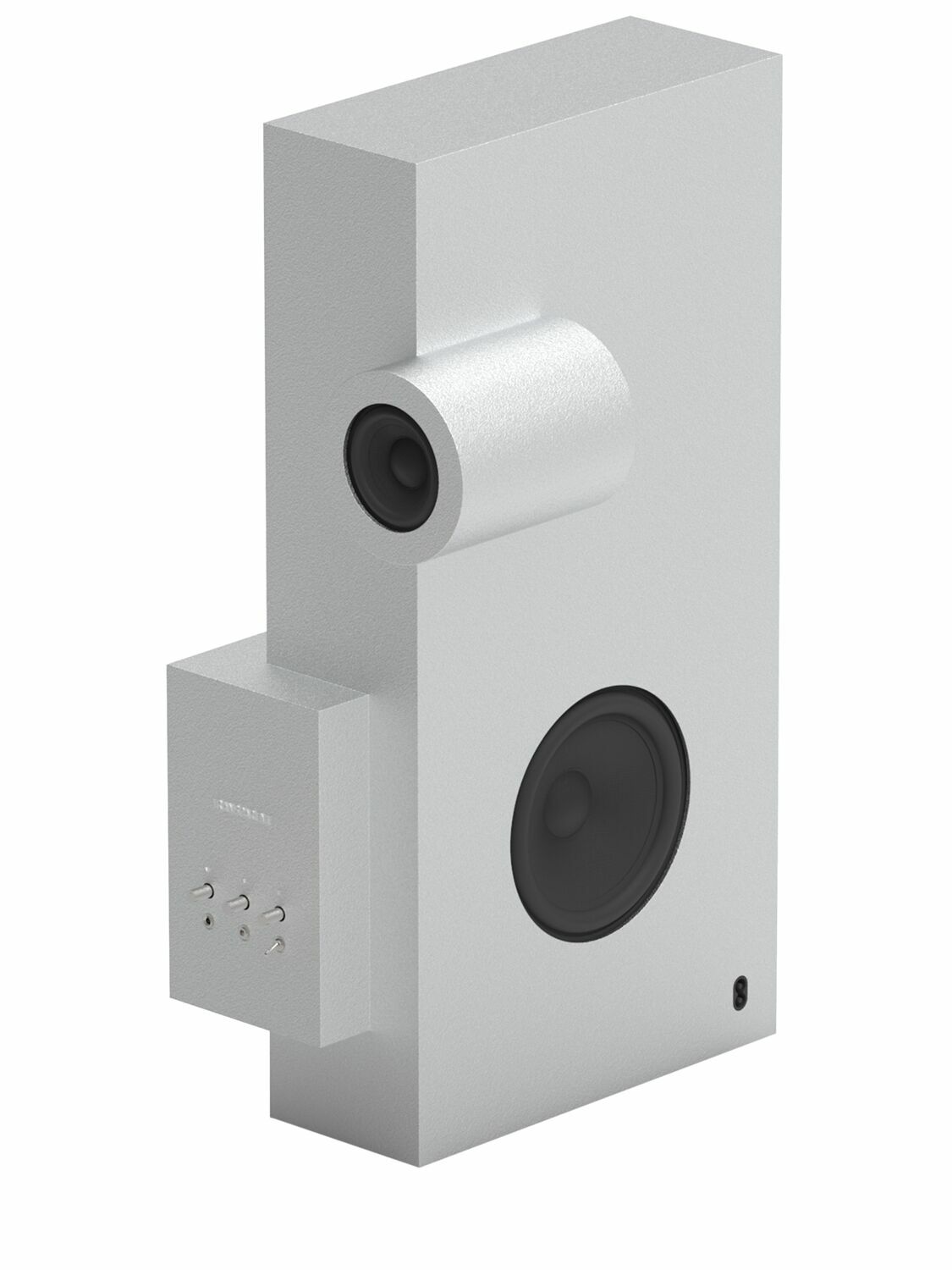 TRANSPARENT Brutalist Sculpture Speaker