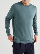 Mr P. - Wool Sweater - Blue