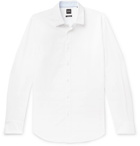 Hugo Boss - Lukas Cotton and Linen-Blend Shirt - White