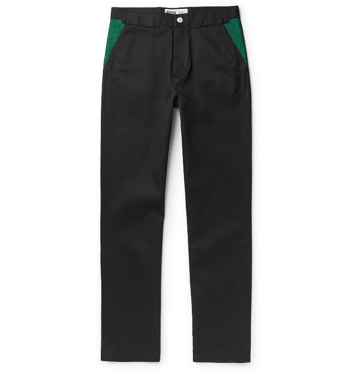 Photo: AFFIX - Reflective-Trimmed Twill Trousers - Black