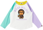 BAPE Baby White Baby Milo Donuts Long Sleeve T-Shirt