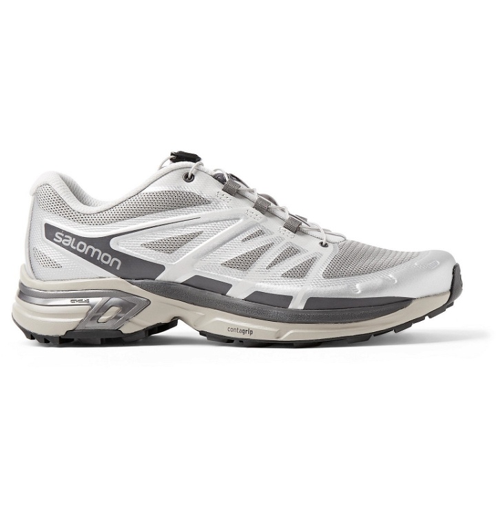 Photo: Salomon - XT-Wings 2 ADV Mesh and Rubber Running Shoes - Silver