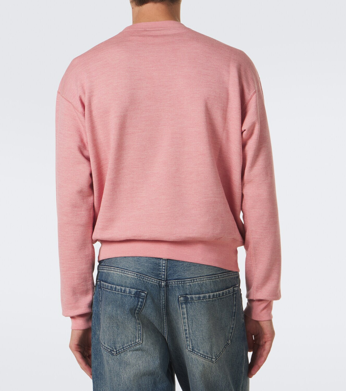 Auralee Cotton, wool, and silk sweatshirt