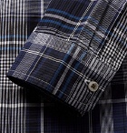 Alex Mill - Button-Down Collar Checked Cotton-Poplin Shirt - Navy