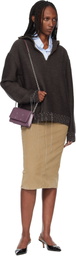 Maison Margiela Brown Loose Thread Sweater