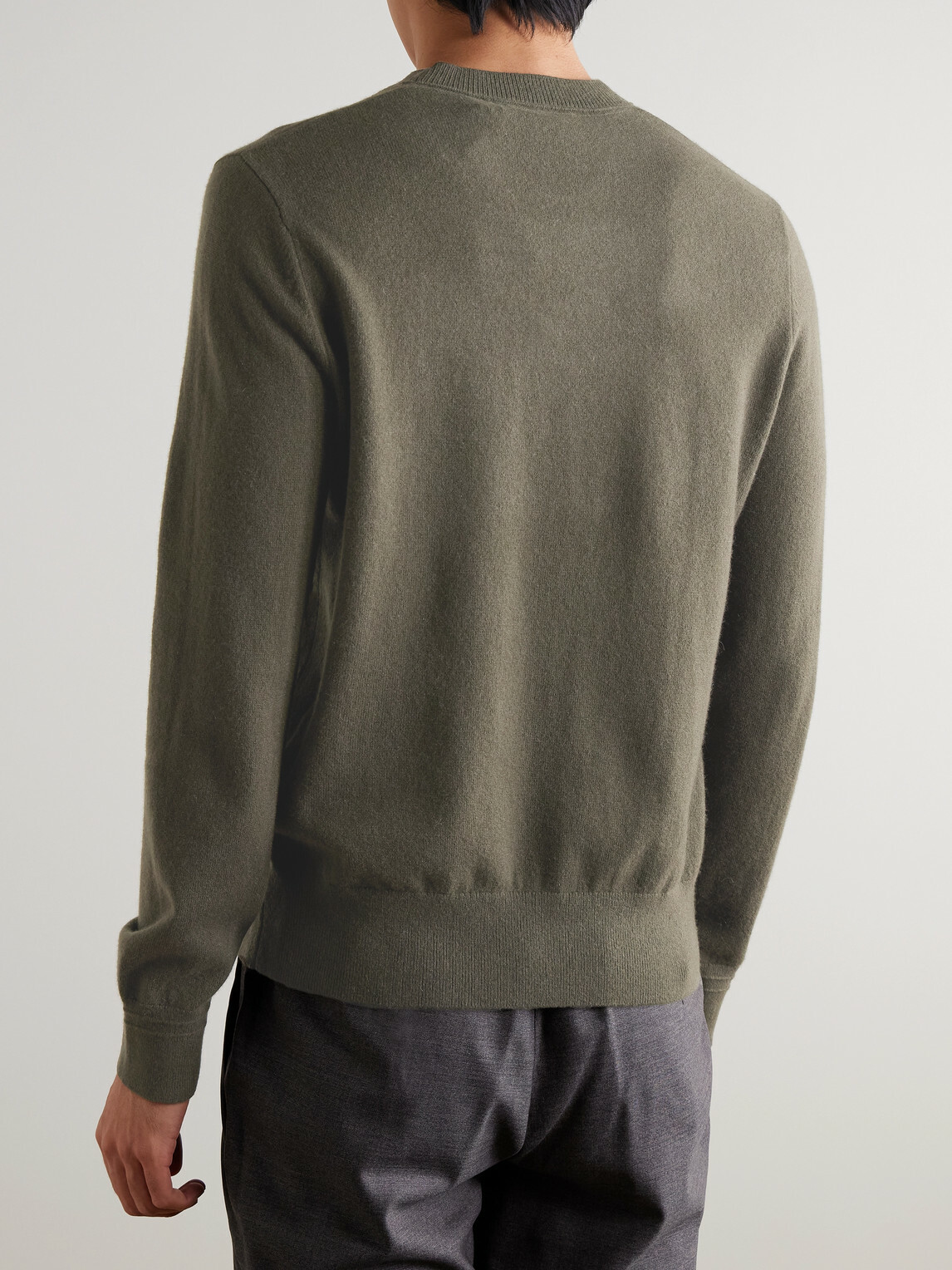Mr P. - Curtis Cashmere Sweater - Green