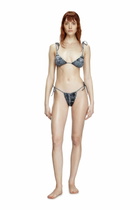 Diesel Bikini bottoms with jean trompe l'oeil - Panties Womens in Blue