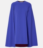 Roksanda Twiggy caped crêpe cocktail dress