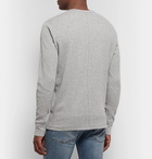 rag & bone - Slim-Fit Waffle-Knit Mélange Cotton T-Shirt - Light gray