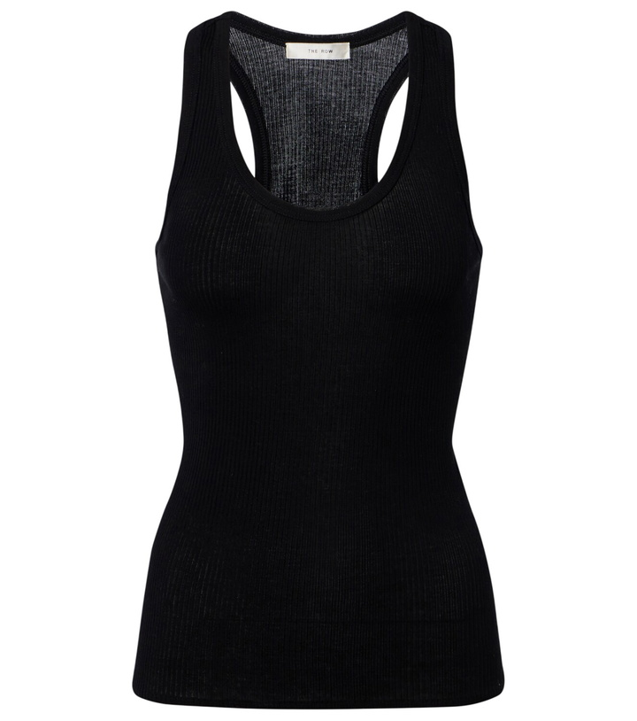 Photo: The Row Cendrea ribbed-knit cotton tank top