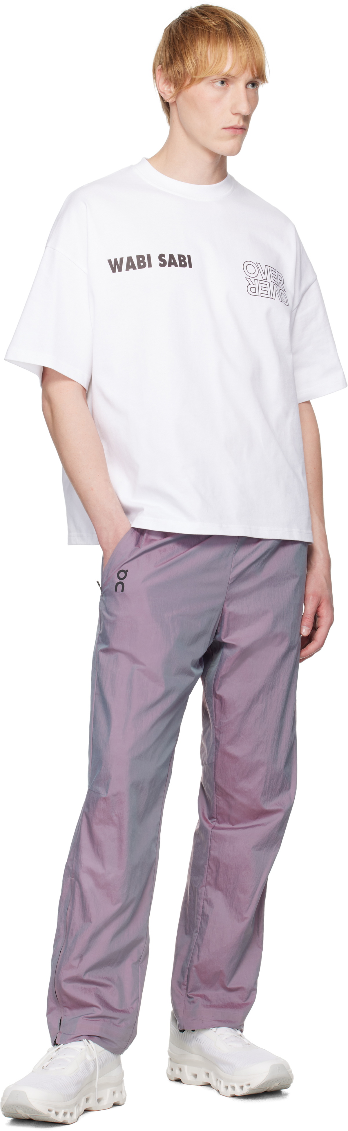 OVER OVER White Boxy Crop T-shirt