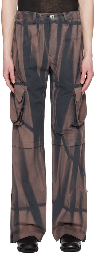 Photo: JiyongKim Gray Sun-Bleached Cargo Pants