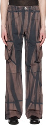 JiyongKim Gray Sun-Bleached Cargo Pants