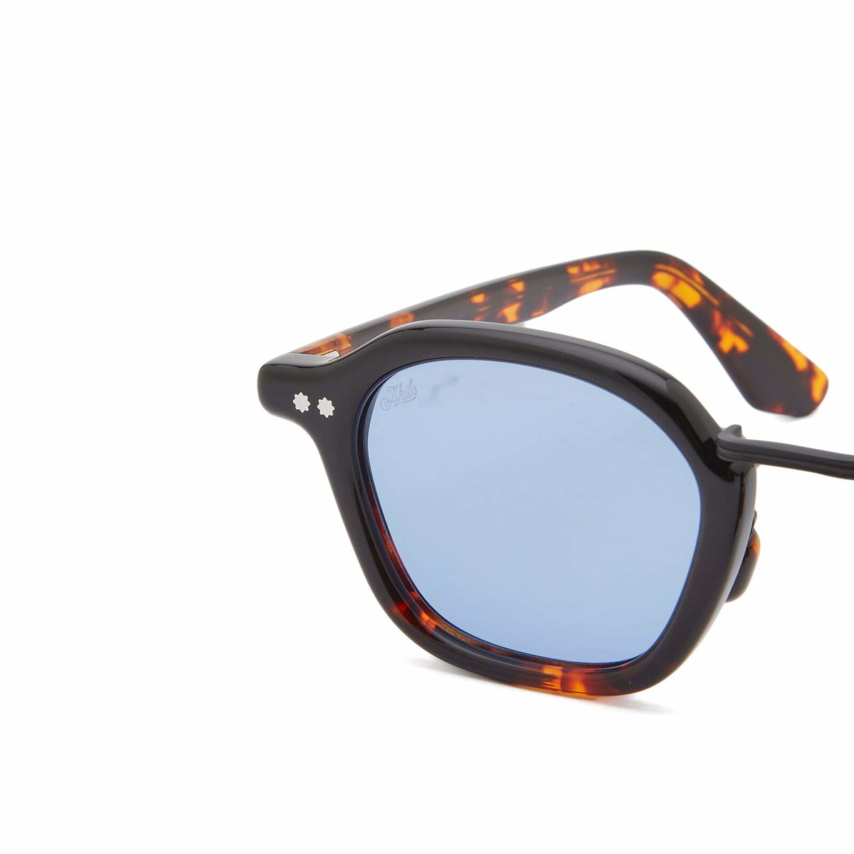 AKILA Iris Sunglasses in Black/Tortoise/Blue 