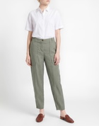 Alessia Santi Womens Pants Military in Green