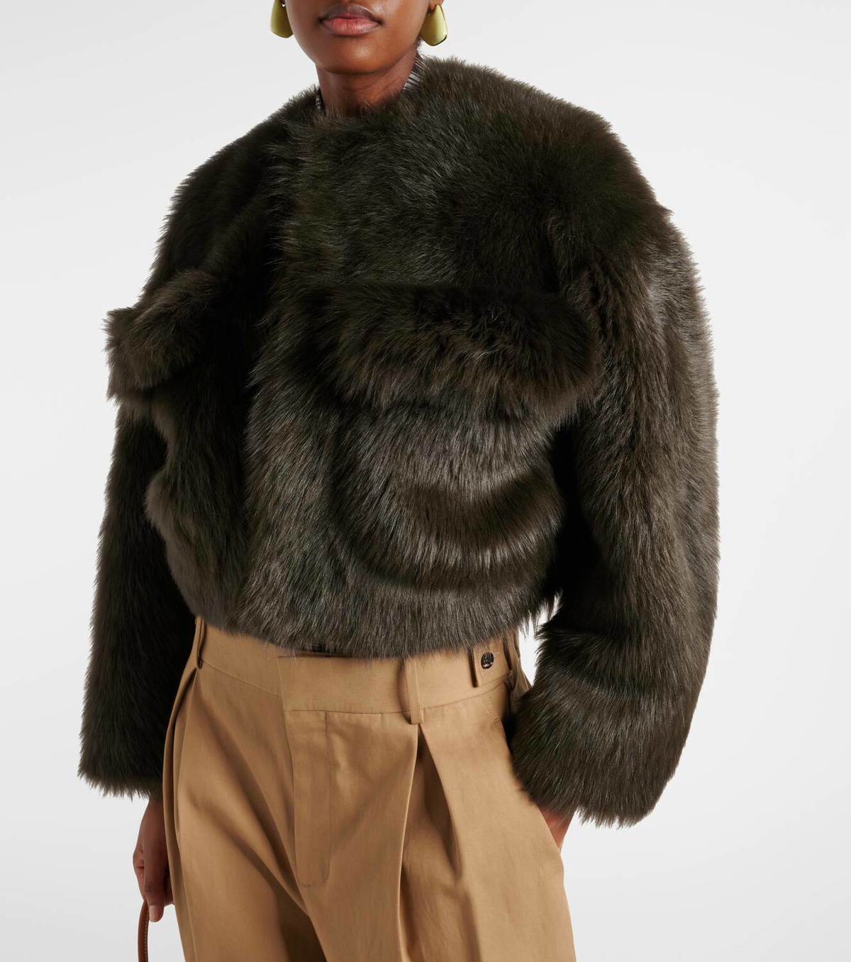Bottega Veneta Cropped shearling jacket Bottega Veneta