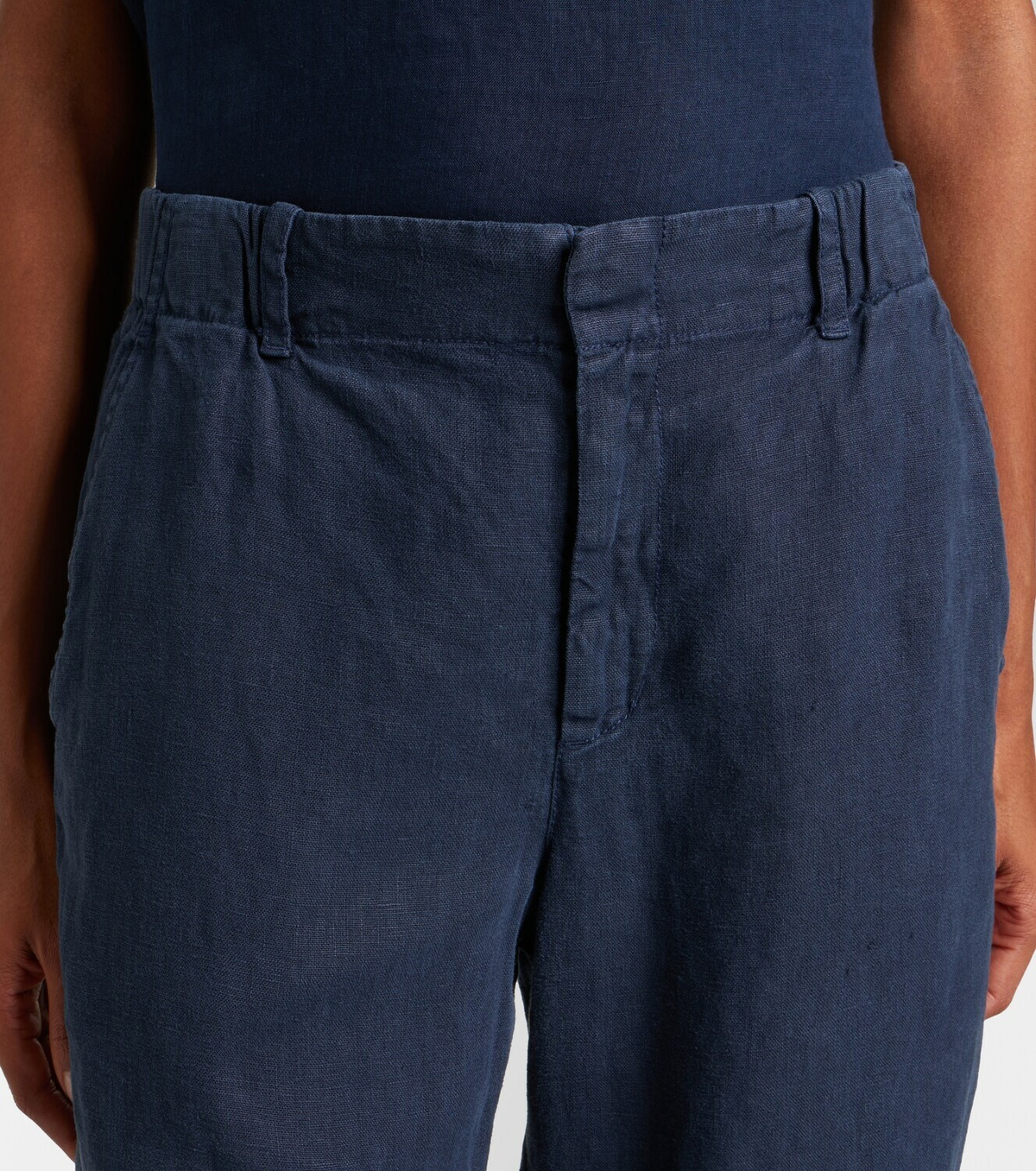 Velvet Taylor linen wide-leg pants