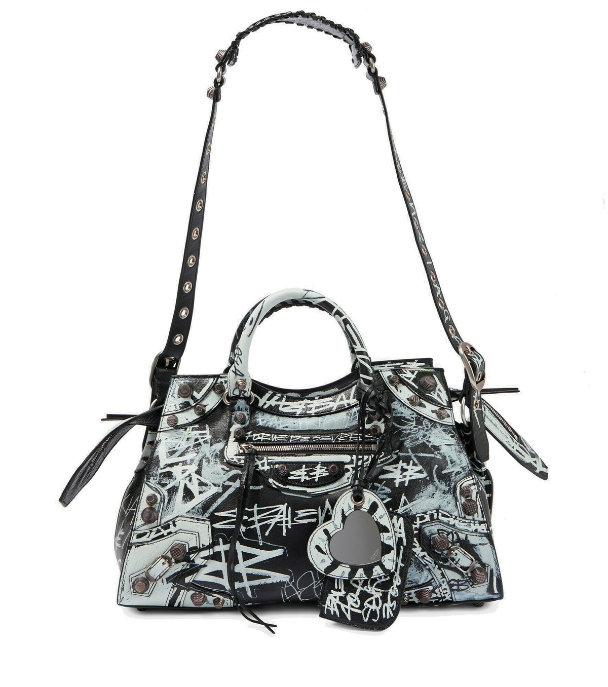 Balenciaga - Neo Cagole City Small leather tote bag Balenciaga