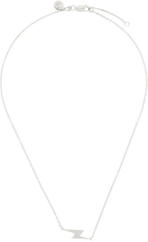Photo: Stolen Girlfriends Club Silver Side Shock Pendant Necklace