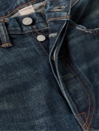 RRL - Straight-Leg Distressed Selvedge Jeans - Blue