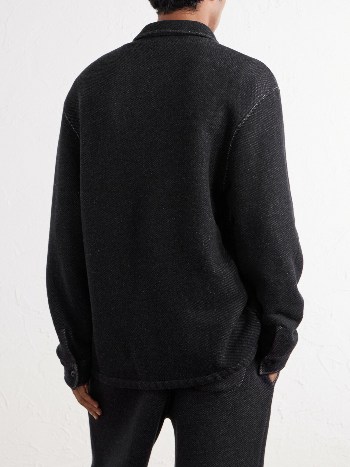 Aimé Leon Dore - Cotton Open-Terry Shirt - Black