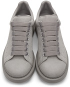 Alexander McQueen Grey Suede Oversized Sneakers
