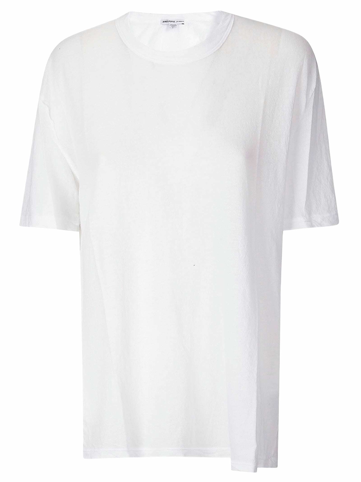 James Perse Crepe Jersey Oversized S/s Crew