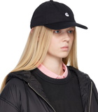 Carhartt Work In Progress Black Madison Logo Cap