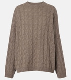 Lisa Yang Seymour cable-knit cashmere sweater