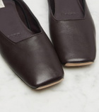 Calvin Klein Collection Kate leather slingback flats